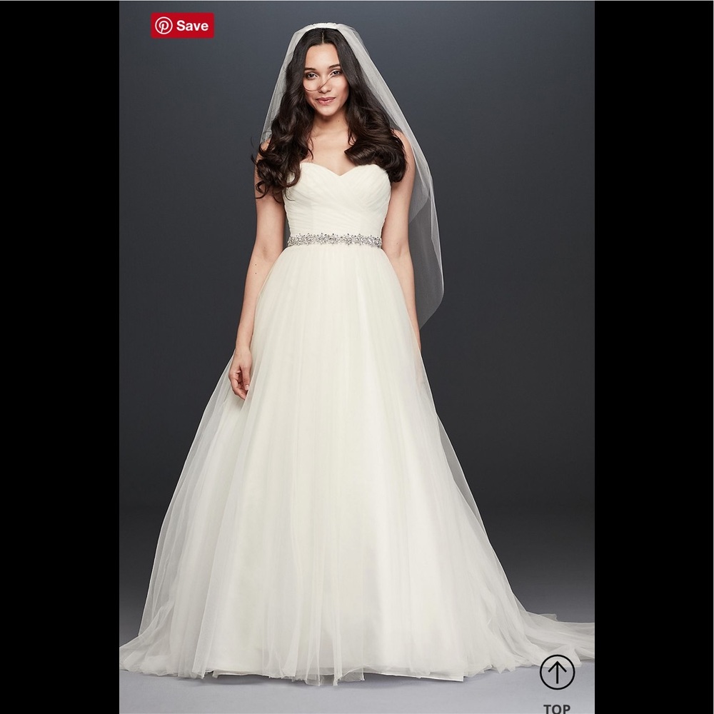 Wedding dress size 10 David’s Bridal